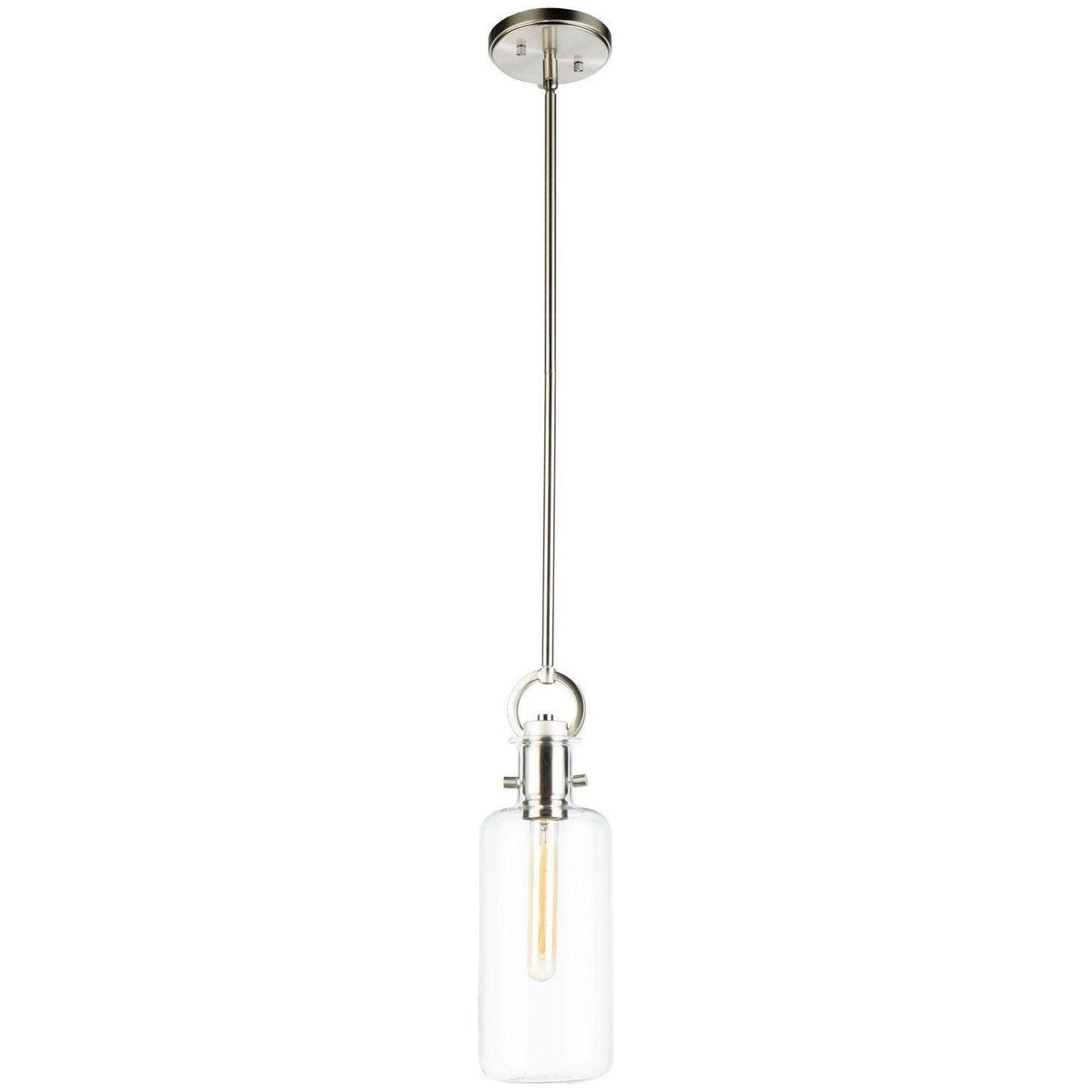 Artcraft Lighting - Single One Light Pendant - AC10121SN | Montreal Lighting & Hardware