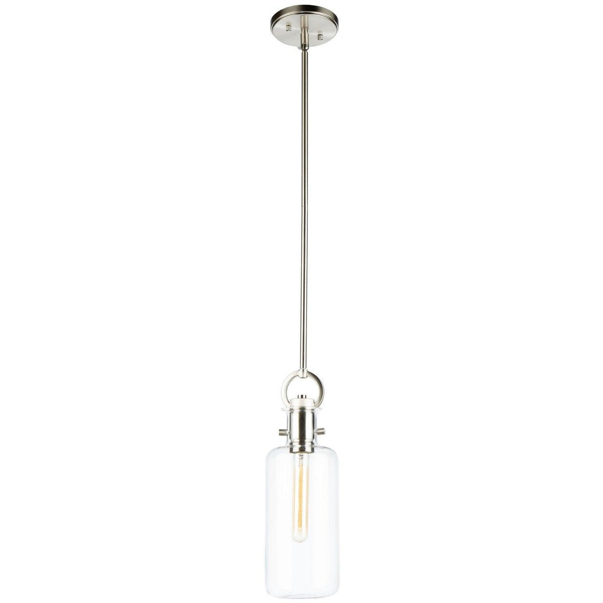 Artcraft Lighting - Single One Light Pendant - AC10121SN | Montreal Lighting & Hardware