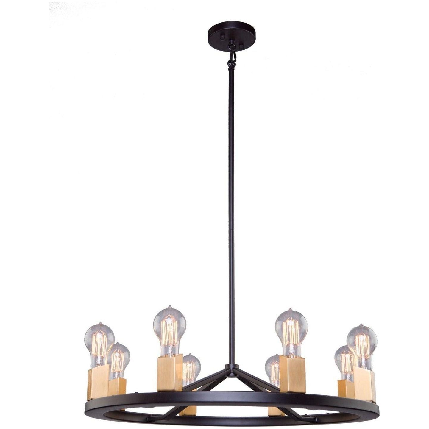 Artcraft Lighting - Skyline Eight Light Chandelier - AC11108 | Montreal Lighting & Hardware