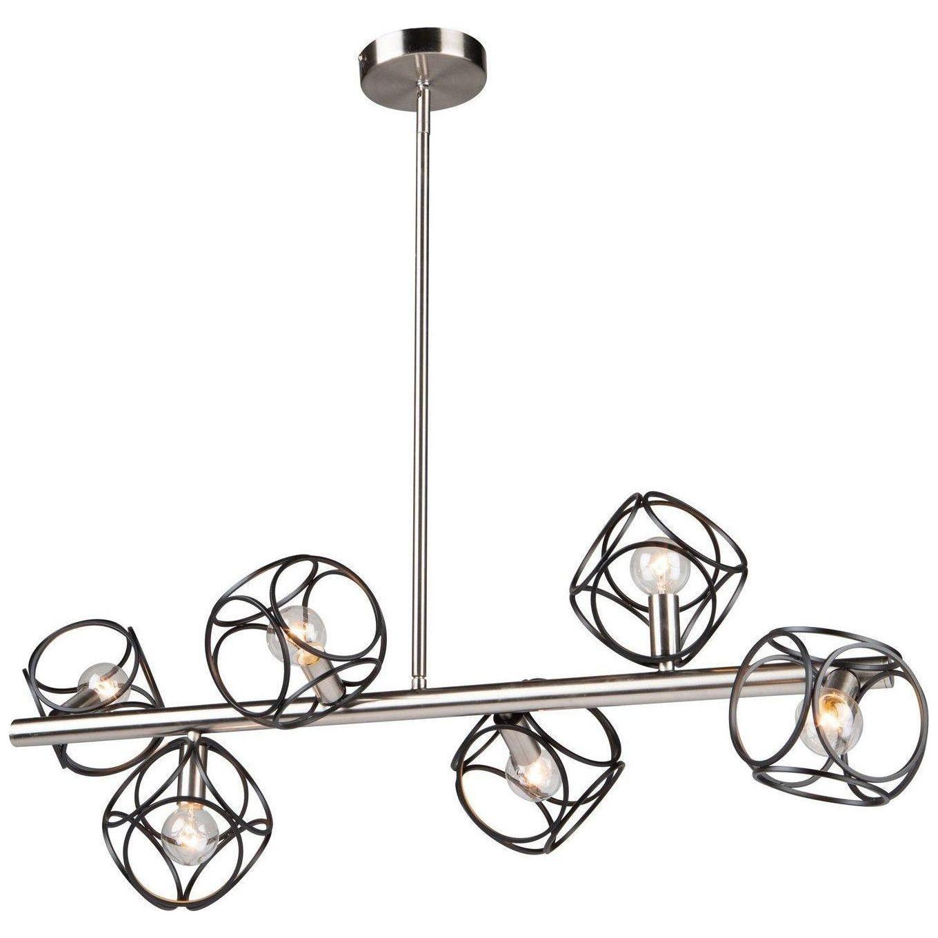 Artcraft Lighting - Sorrento Six Light Island Pendant - AC11567NB | Montreal Lighting & Hardware
