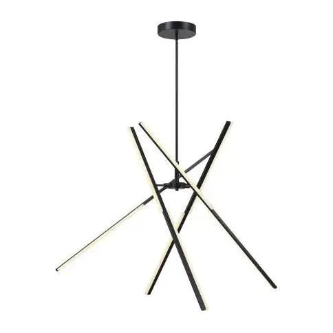 Artcraft Lighting - Stix LED Chandelier - AC7709BK | Montreal Lighting & Hardware