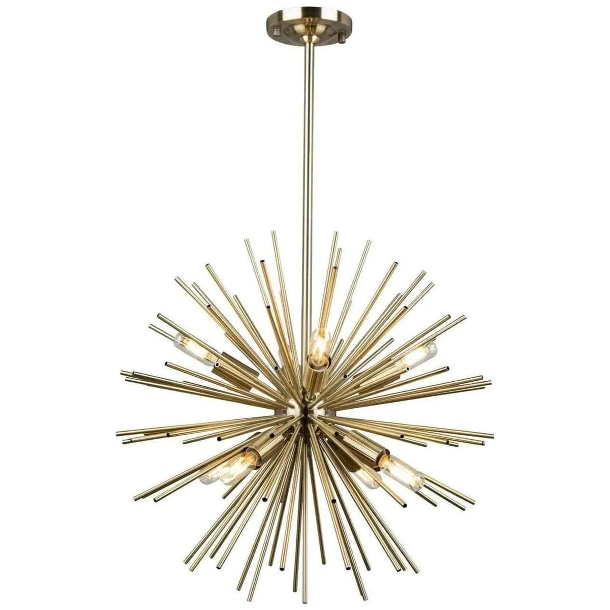 Artcraft Lighting - Sunburst Eight Light Chandelier - AC11443 | Montreal Lighting & Hardware