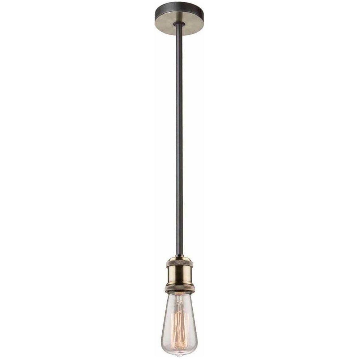 Artcraft Lighting - Tribeca One Light Pendant - AC10780BK | Montreal Lighting & Hardware