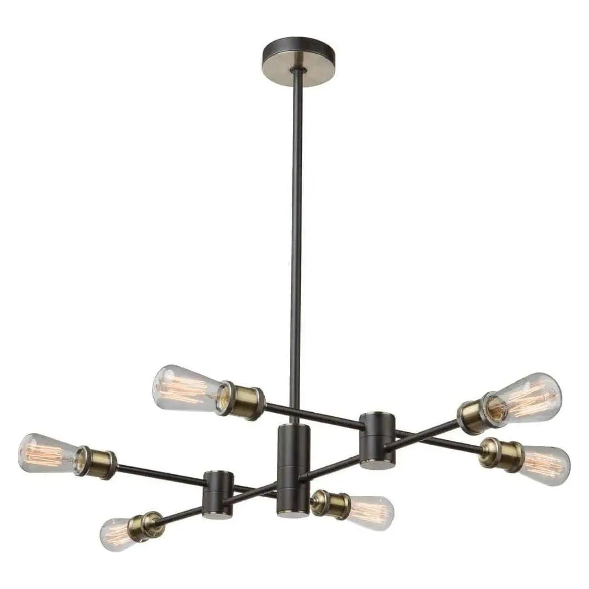 Artcraft Lighting - Tribeca Six Light Chandelier - AC10786BK | Montreal Lighting & Hardware