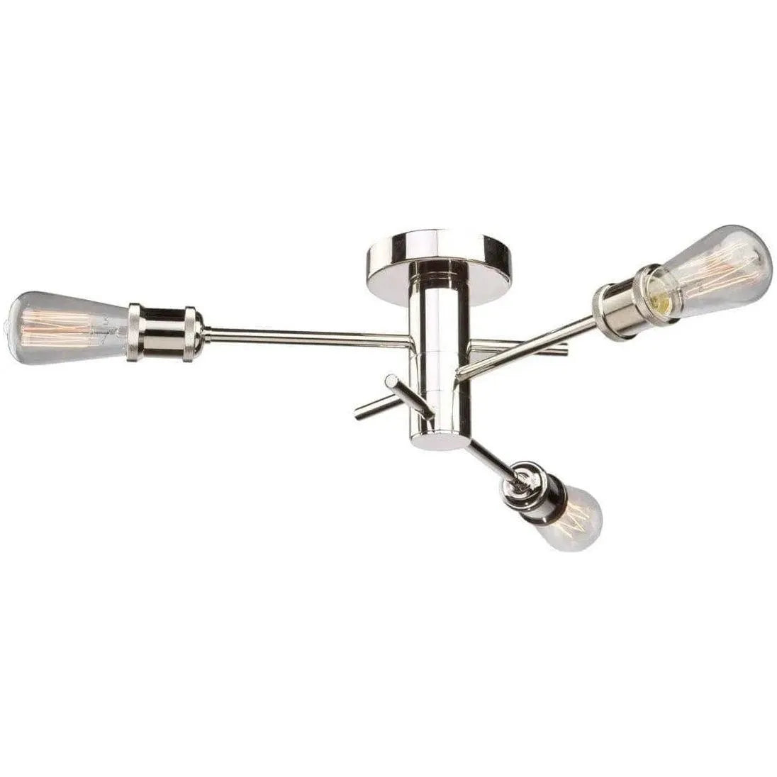 Artcraft Lighting - Tribeca Three Light Flush Mount - AC10783BK | Montreal Lighting & Hardware