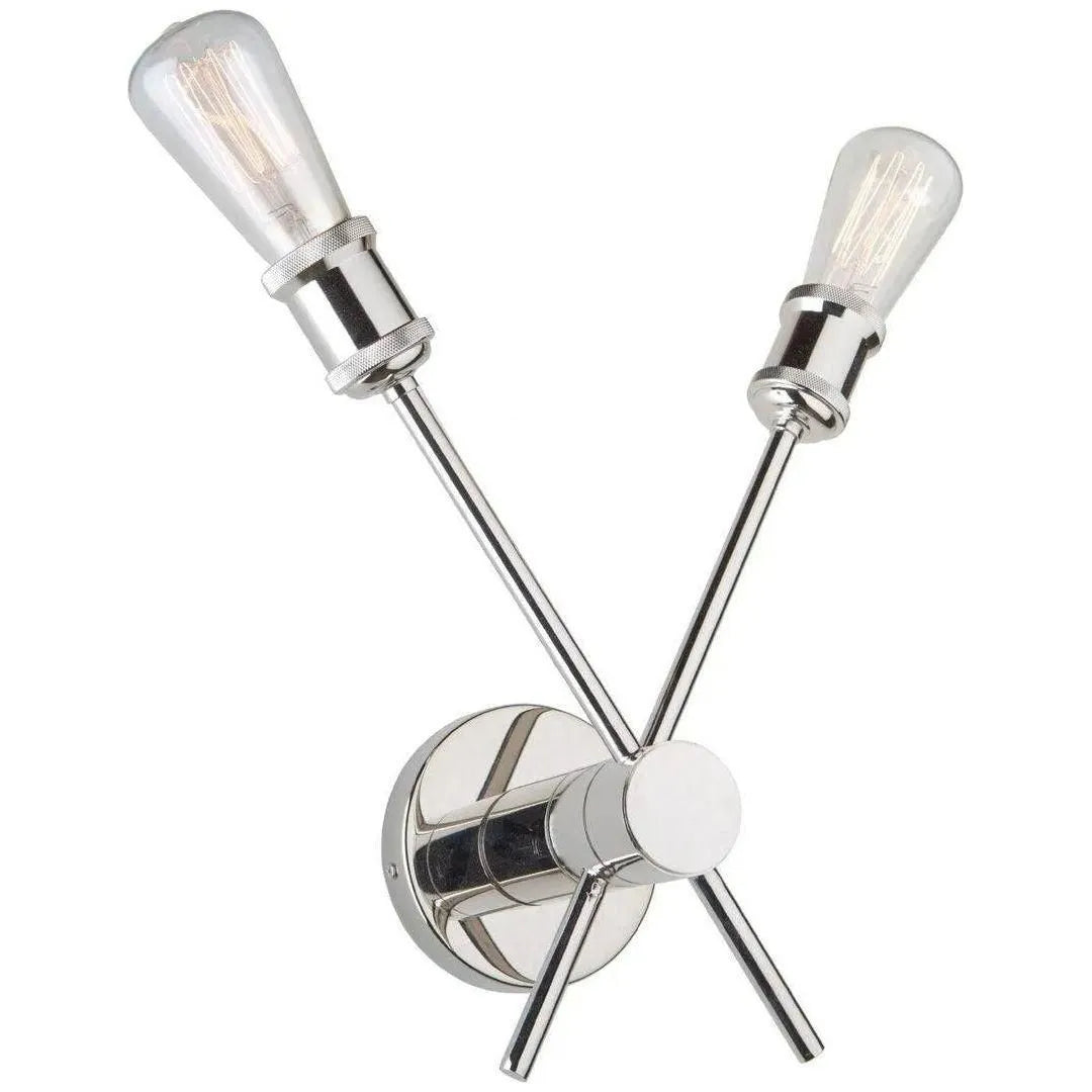 Artcraft Lighting - Tribeca Two Light Wall Mount - AC10781BK | Montreal Lighting & Hardware