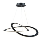 Artcraft Lighting - Wave LED Chandelier - AC7077BK | Montreal Lighting & Hardware
