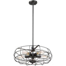 Artcraft Lighting - Windswept Five Light Chandelier - AC10787BK | Montreal Lighting & Hardware