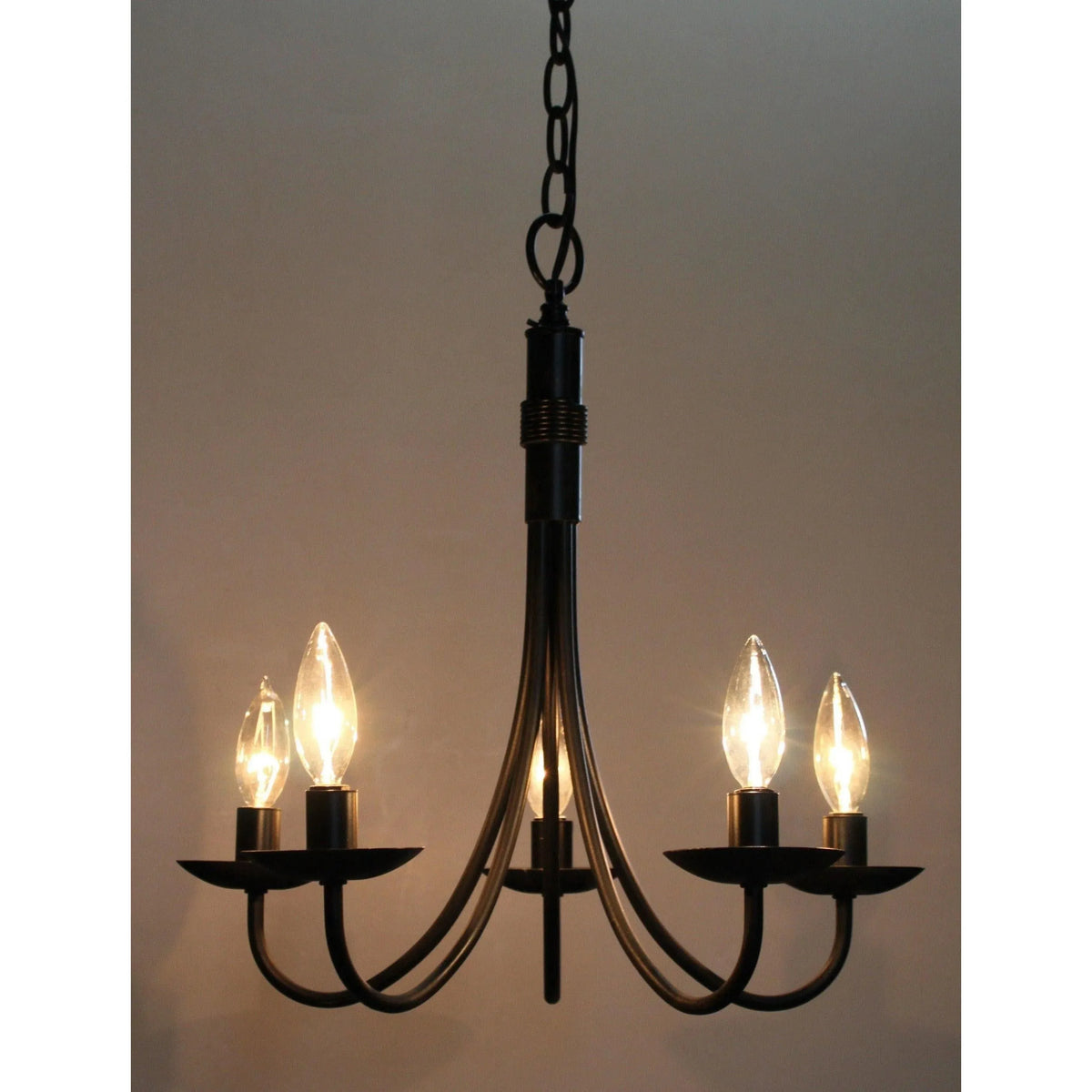 Artcraft Lighting - Wrought Iron Five Light Chandelier - AC1785EB | Montreal Lighting & Hardware