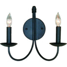 Artcraft Lighting - Wrought Iron Two Light Wall Mount - AC3782EB | Montreal Lighting & Hardware