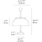 Artemide - Alfa Table Lamp - 0026015A | Montreal Lighting & Hardware