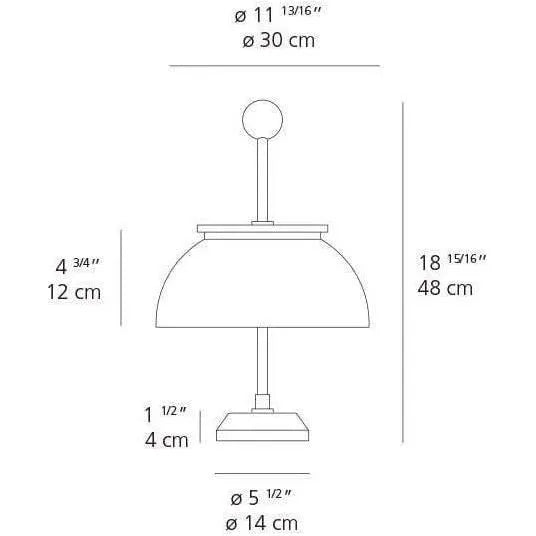 Artemide - Alfa Table Lamp - 0026015A | Montreal Lighting & Hardware