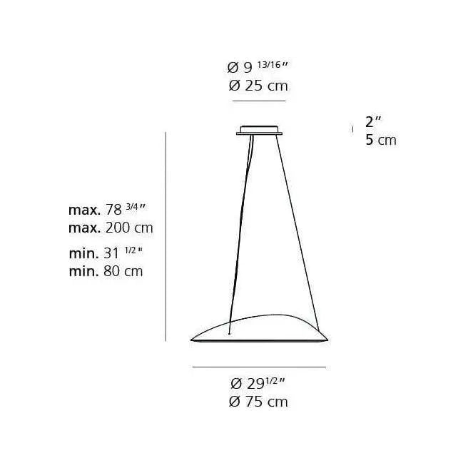 Artemide - Ameluna Pendant - 1401018A | Montreal Lighting & Hardware
