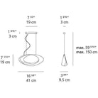 Artemide - Cabildo LED Suspension - 1182W18A | Montreal Lighting & Hardware