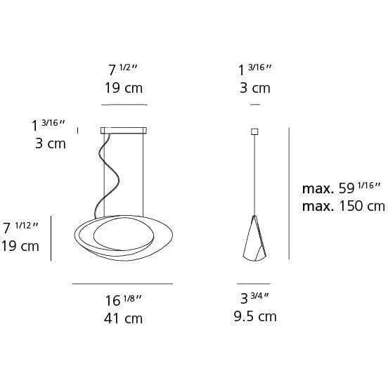 Artemide - Cabildo LED Suspension - 1182W18A | Montreal Lighting & Hardware