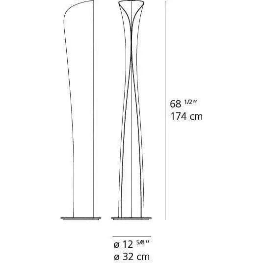 Artemide - Cadmo LED Floor Lamp - 1361W15A | Montreal Lighting & Hardware