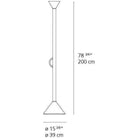 Artemide - Callimaco Floor Lamp - A0111W05 | Montreal Lighting & Hardware