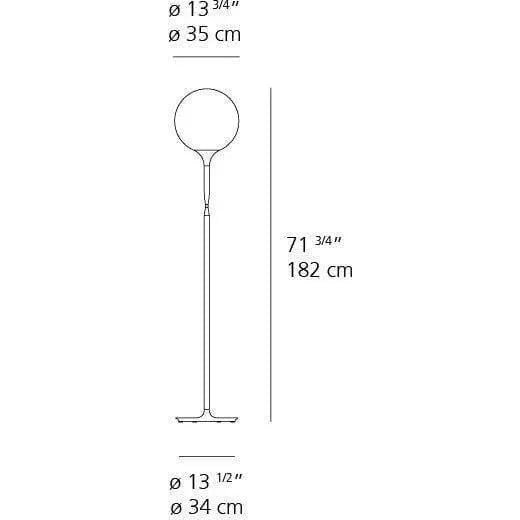 Artemide - Castore Floor Lamp - 1055005A | Montreal Lighting & Hardware