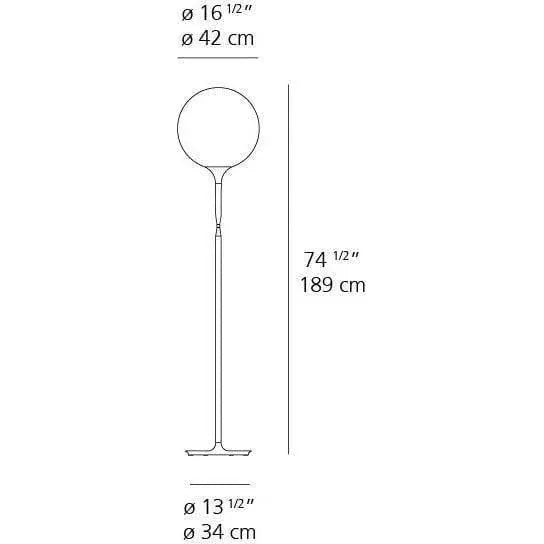 Artemide - Castore Floor Lamp - 1055005A | Montreal Lighting & Hardware
