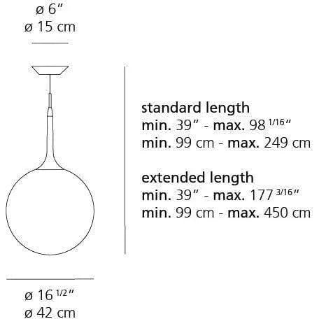 Artemide - Castore Suspension - CAS1025 | Montreal Lighting & Hardware