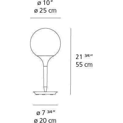 Artemide - Castore Table Lamp - 1050005A | Montreal Lighting & Hardware