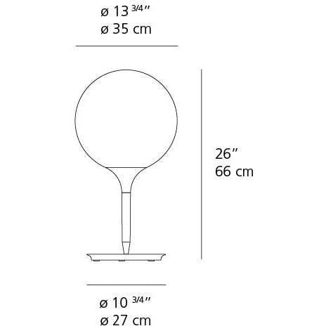 Artemide - Castore Table Lamp - 1050005A | Montreal Lighting & Hardware