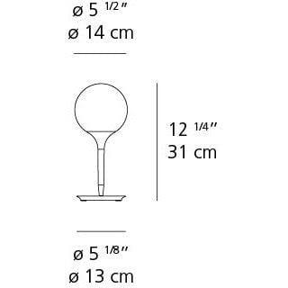 Artemide - Castore Table Lamp - 1050005A | Montreal Lighting & Hardware