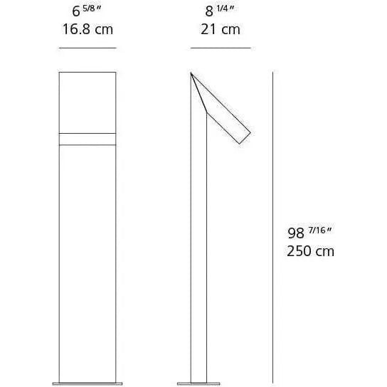 Artemide - Chilone Outdoor LED Pole - T082028 | Montreal Lighting & Hardware