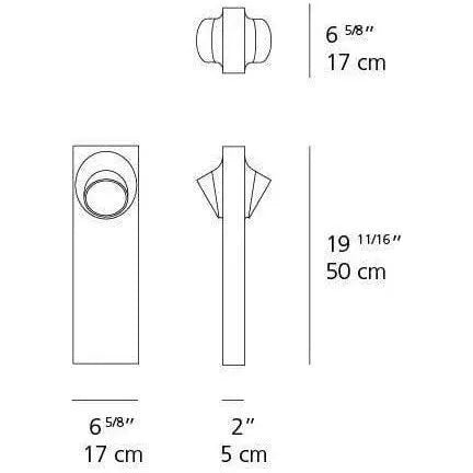Artemide - Ciclope Dual Side Outdoor Bollard - T081328 | Montreal Lighting & Hardware