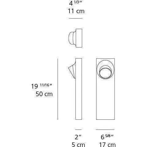 Artemide - Ciclope Outdoor Bollard - T081028 | Montreal Lighting & Hardware