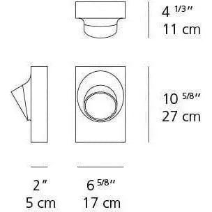 Artemide - Ciclope Outdoor Wall Light - T081228 | Montreal Lighting & Hardware
