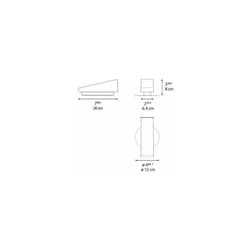 Artemide - Cuneo Mini Outdoor LED Wall / Floor Light - T082828 | Montreal Lighting & Hardware