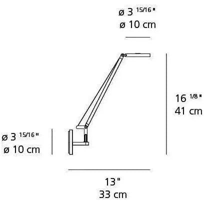 Artemide - Demetra Micro Wall Light - 1748W18A | Montreal Lighting & Hardware
