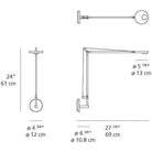 Artemide - Demetra Professional LED Wall Light - DEM2102 | Montreal Lighting & Hardware