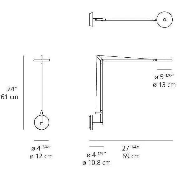 Artemide - Demetra Wall Lamp - DEM1105 | Montreal Lighting & Hardware