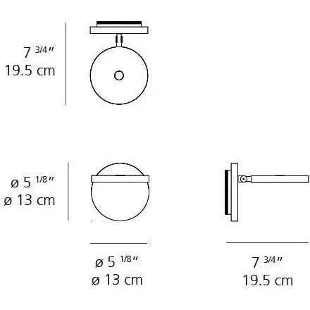 Artemide - Demetra Wall Spot Light - 1731W18A | Montreal Lighting & Hardware