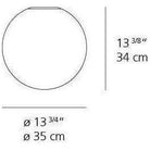 Artemide - Dioscuri Wall / Ceiling Light - 1039118A | Montreal Lighting & Hardware