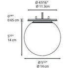 Artemide - Dioscuri Wall / Ceiling Light - 1039118A | Montreal Lighting & Hardware