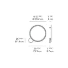Artemide - Discovery Ceiling / Wall Light - 1998038A | Montreal Lighting & Hardware