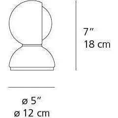 Artemide - Eclisse Table Lamp - 0028055A | Montreal Lighting & Hardware