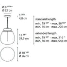 Artemide - Empatia Suspension - 1815118A | Montreal Lighting & Hardware