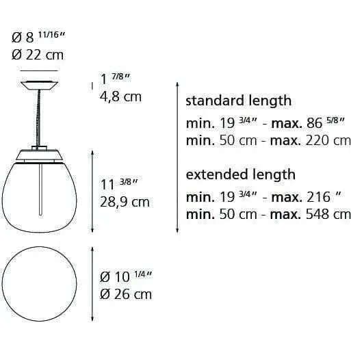 Artemide - Empatia Suspension - 1815118A | Montreal Lighting & Hardware