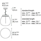 Artemide - Empatia Suspension - 1815118A | Montreal Lighting & Hardware