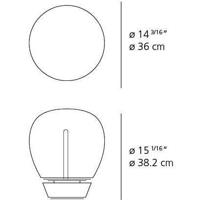 Artemide - Empatia Table Lamp - 1817018A | Montreal Lighting & Hardware