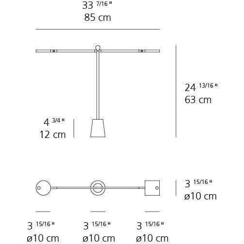 Artemide - Equilibrist Table Lamp - 1442010A | Montreal Lighting & Hardware