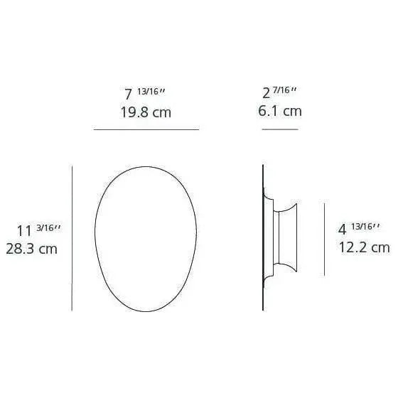 Artemide - Facce Alpha Shallow LED Wall/Ceiling Light - RDFAK01S93001AN | Montreal Lighting & Hardware