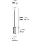 Artemide - Fiamma 30 Suspension - 1990028A | Montreal Lighting & Hardware
