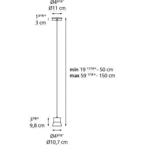 Artemide - Gio Pendant - 0230028A | Montreal Lighting & Hardware