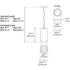 Artemide - Gople Mini Suspension - 1406058A | Montreal Lighting & Hardware