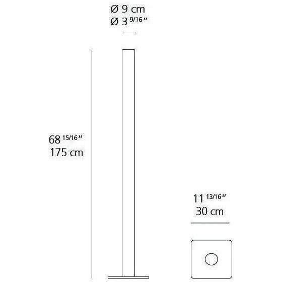 Artemide - Ilio Floor Lamp - 1640038A | Montreal Lighting & Hardware